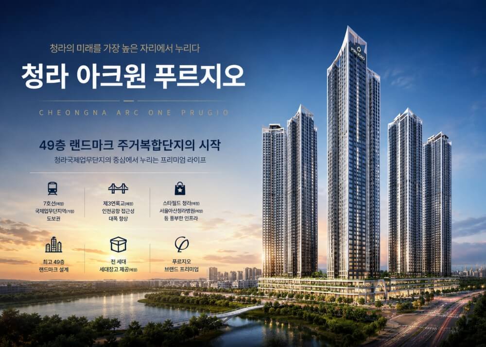 청라국제도시 랜드마크, 청라 아크원 푸르지오 주목